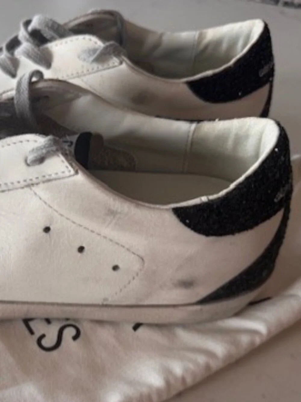 Golden Goose Super-Start Glittered Sneaker - Picture 6 of 6